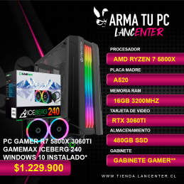PC GAMER R7 5800X RTX3060TI...