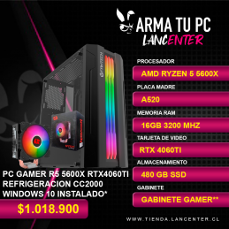 PC GAMER R5 5600X RTX4060TI...