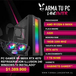 PC GAMER R5 5600X RTX4070...