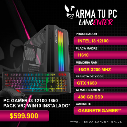 PC GAMER I3 12100 GTX 1650...