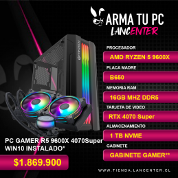 PC GAMER R5 9600X RTX 4070...