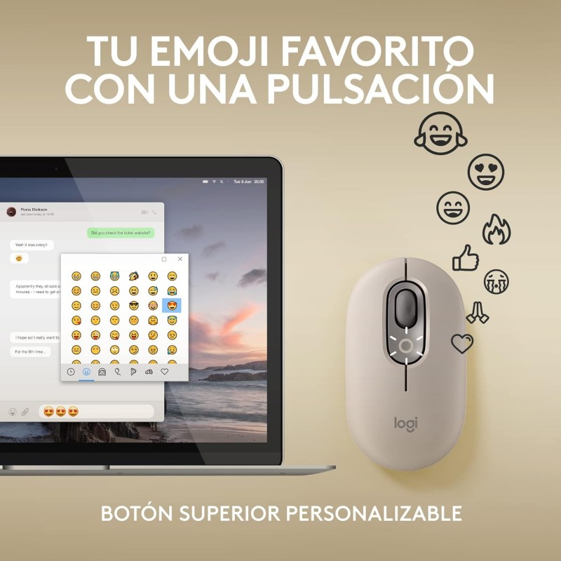 Logitech Ratón POP Mist