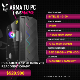 PC GAMER I3 10100 1660S VR5...