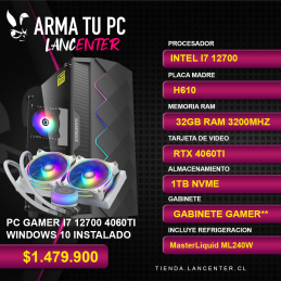 PC GAMER I7 12700 4060TI...