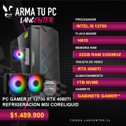 PC GAMER I7 12700 4060...
