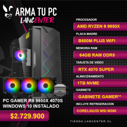 PC GAMER R9 9950X RTX 4070...