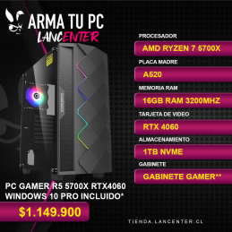 PC GAMER R5 5700X RTX4060