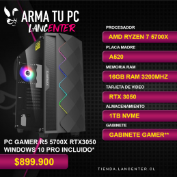 PC GAMER R5 5700X RTX3050