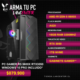 PC GAMER R5 5600X RTX 3050