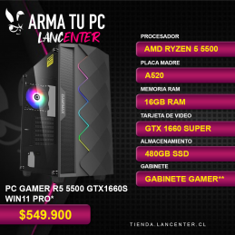 PC GAMER R5 5500 GTX 1660Super