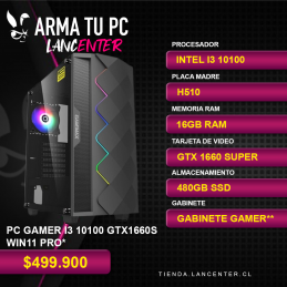 PC GAMER I3 10100 GTX...