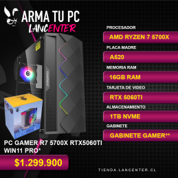 PC GAMER R7 5700X RTX5060TI