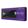 Teclado gamer 60% BALLISTA61T PKS-060G-S con cable