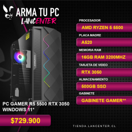 PC GAMER R5 5500 RTX 3050