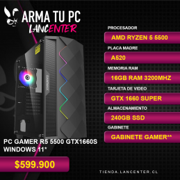 PC GAMER R5 5500 GTX 1660S
