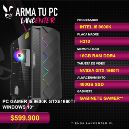PC GAMER I5 9600K 1660TI...