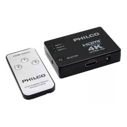 Splitter Switch PHILCO 4K, HDMI 1X3