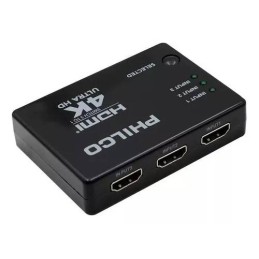 Splitter Switch PHILCO 4K, HDMI 1X3