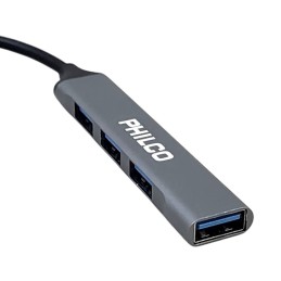 HUB USB A/C - Philco USB 3.0 - 4 Puertos
