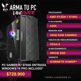 PC GAMER R7 5700G ENTRADA