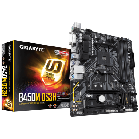 Gigabyte b450m ds3h установка windows 10