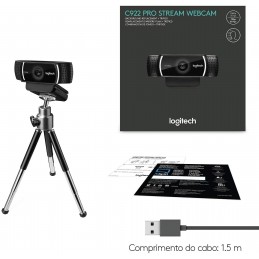 Logitech Cámara Web Streamcam Plus , 1920X1080, 60Fps, Usb-C, 1.5M, Enfoque  –