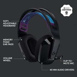 Logitech G Auriculares PRO X Gaming - Blue VO!CE, micrófono desmontable,  cómodas almohadillas de espuma viscoelástica, auriculares DTS de 7.1 y  1.969