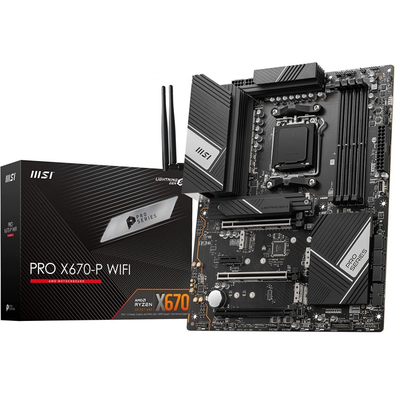 MSI PRO A620M-E ProSeries マザーボード (AMD AM5、DDR5、PCIe 4.0