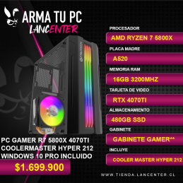 PC GAMER R7 5800X RTX4070TI